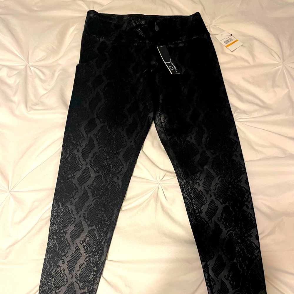 Snakeskin leggings